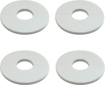 4 Stk Einzelrosetten aus Acryl CompactLine-Design GS 50 A weiß